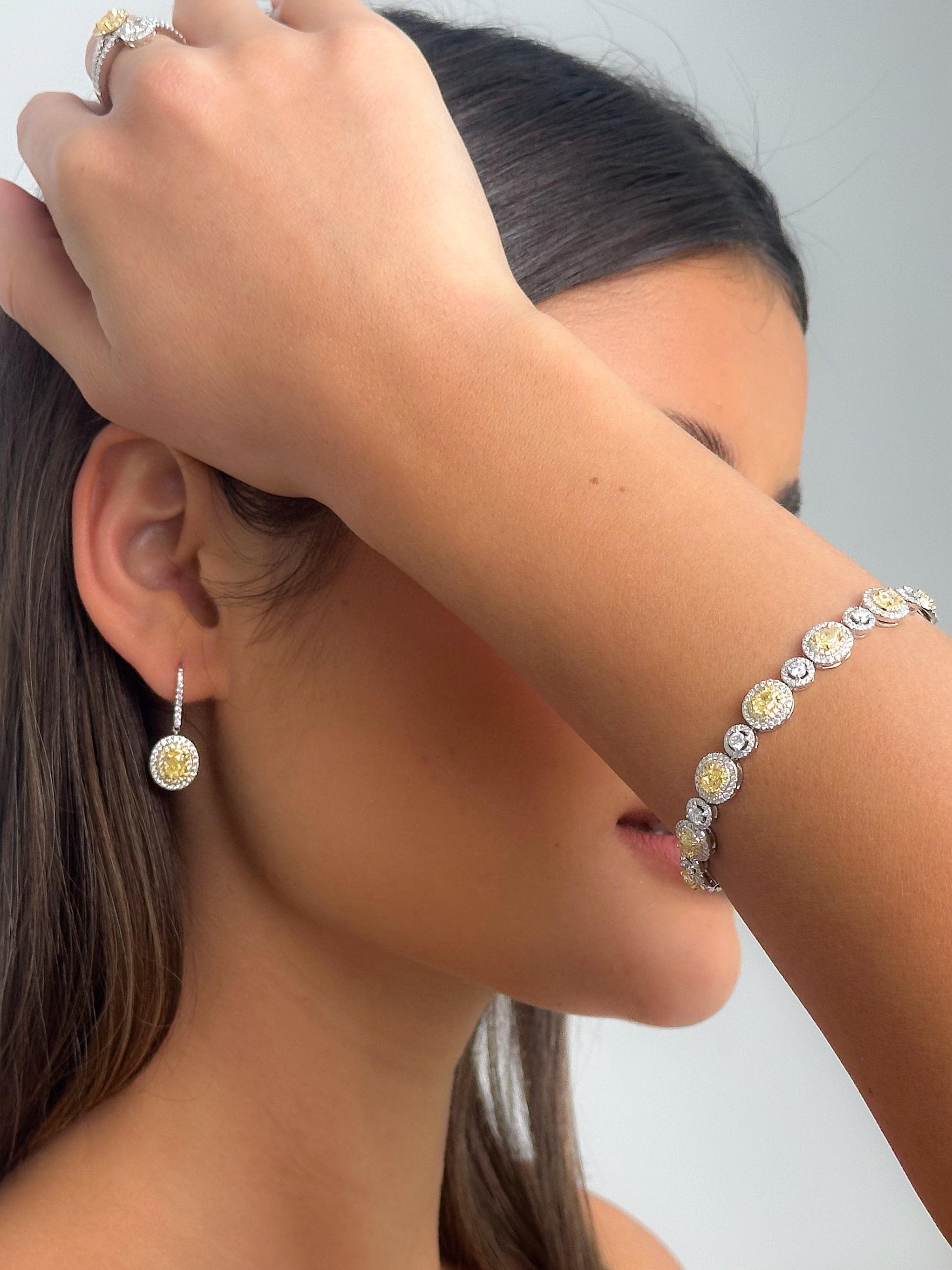 Fancy Yellow Diamond Bracelet