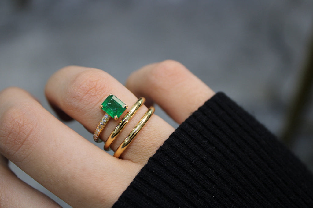 Spring Emerald Ring