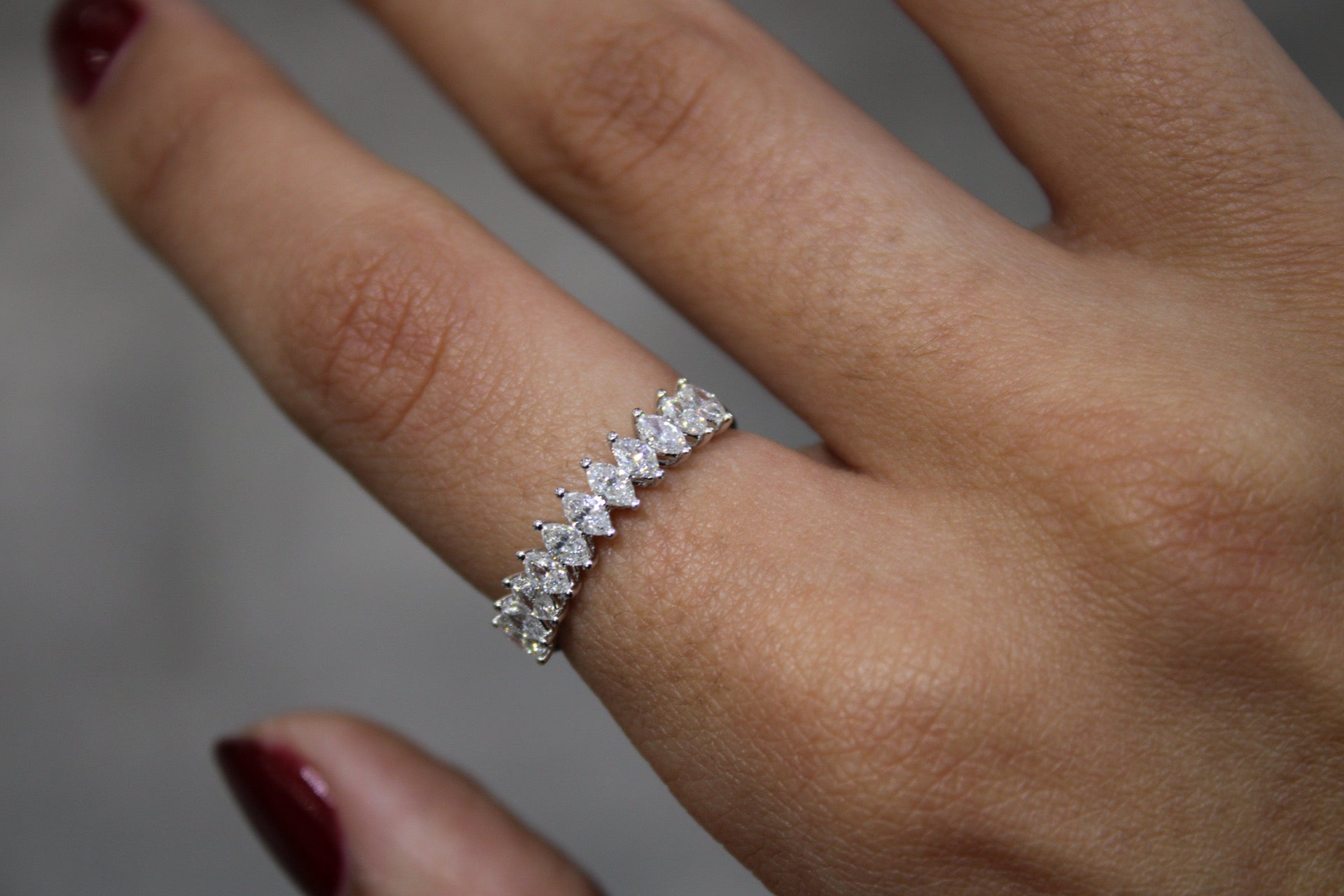 Marquise Band Diamond Ring