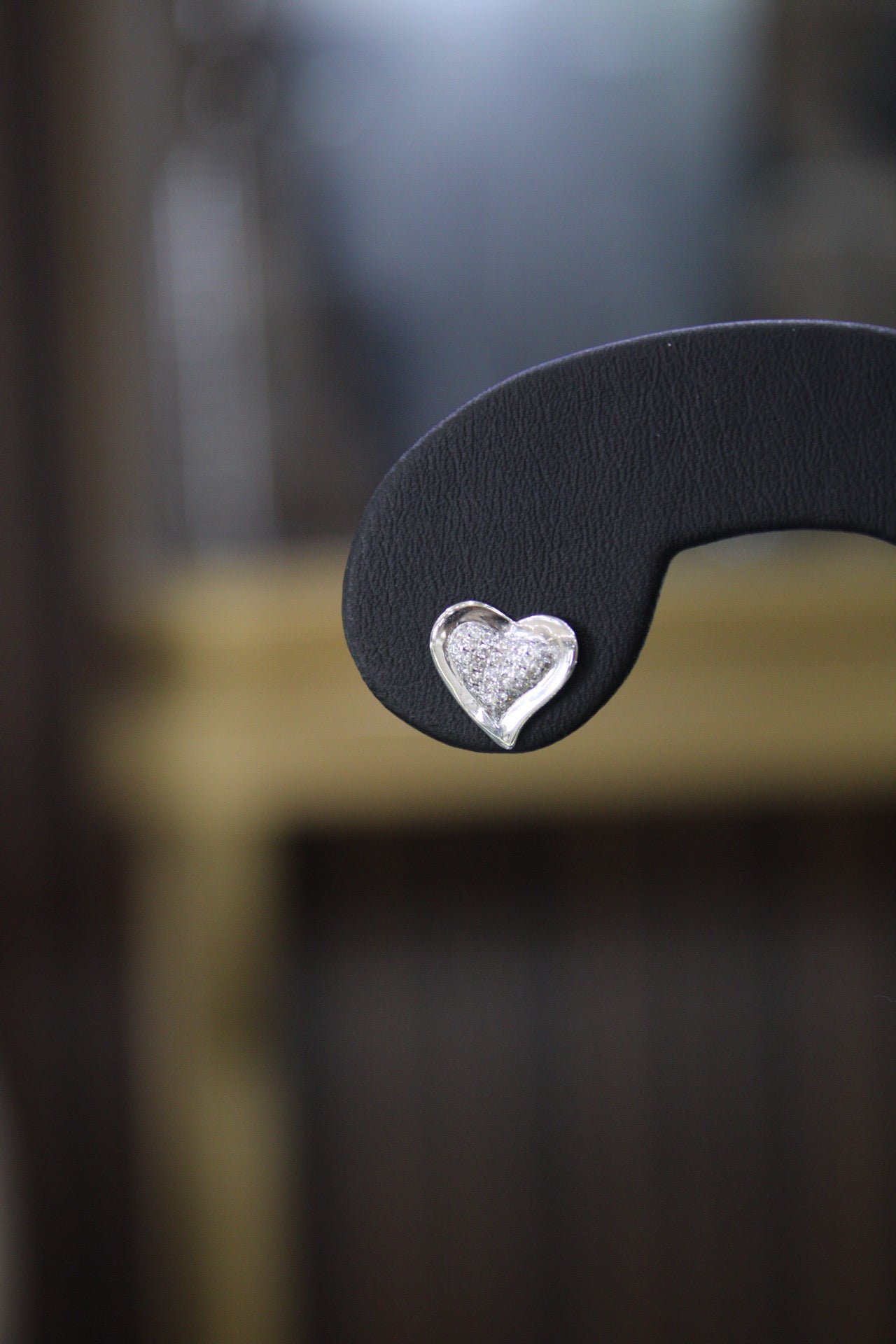 Heart Diamond Earrings