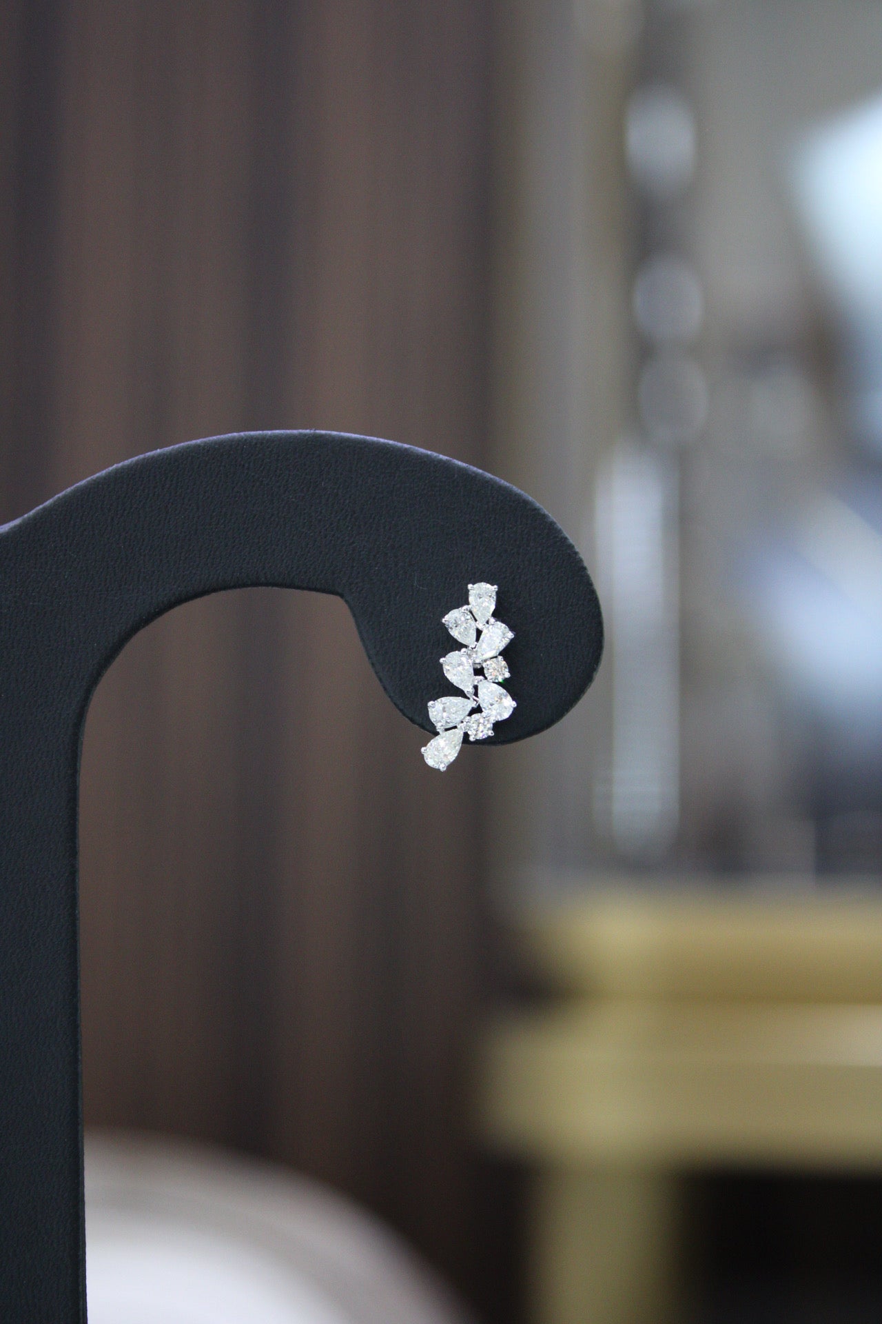 Fern Marquise Diamond Earrings