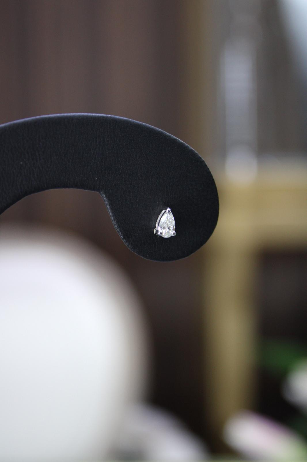 Solitaire Marquise Earrings